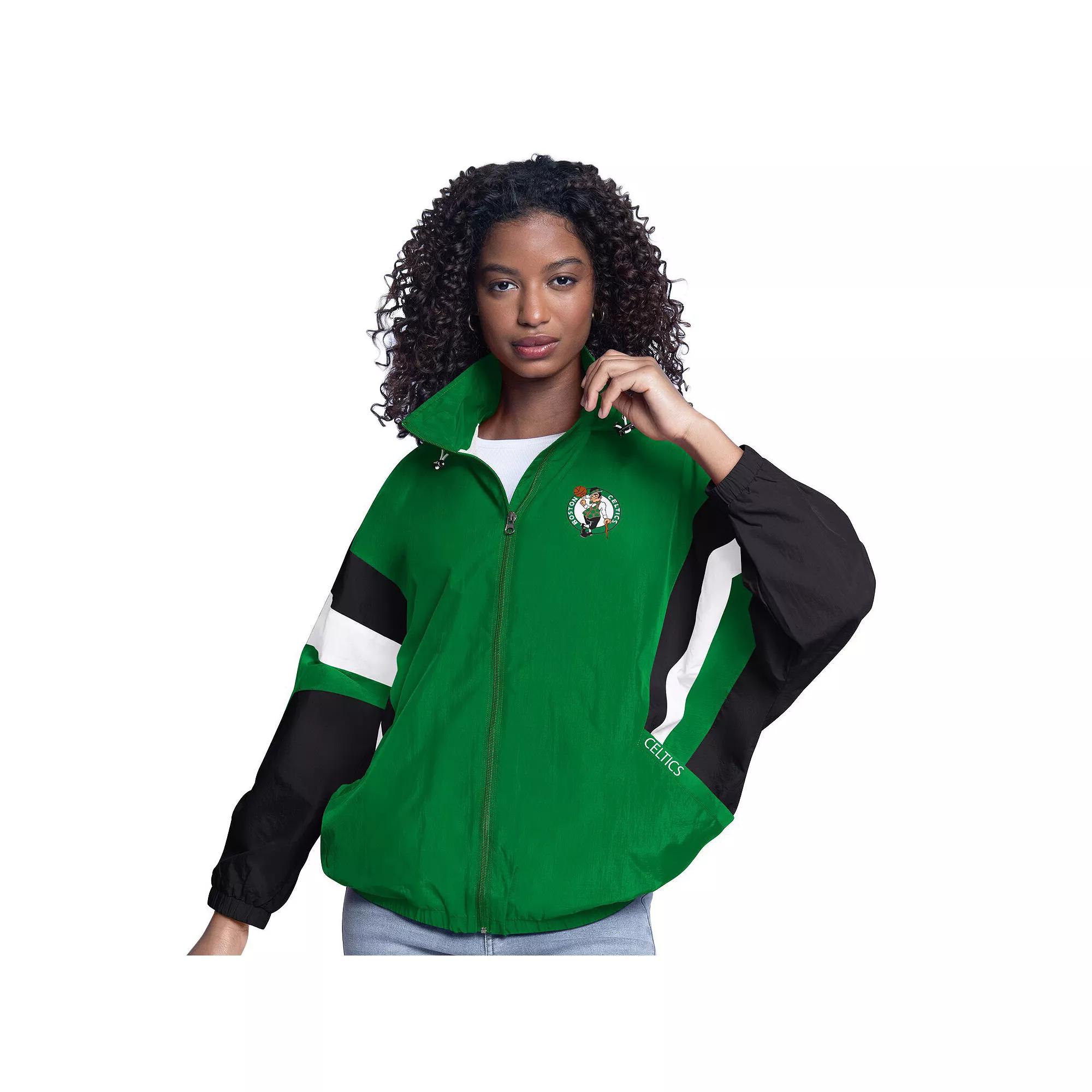 Women's G-III Sports by Carl Banks Kelly Green/Black Boston Celtics Game News Over Product Image