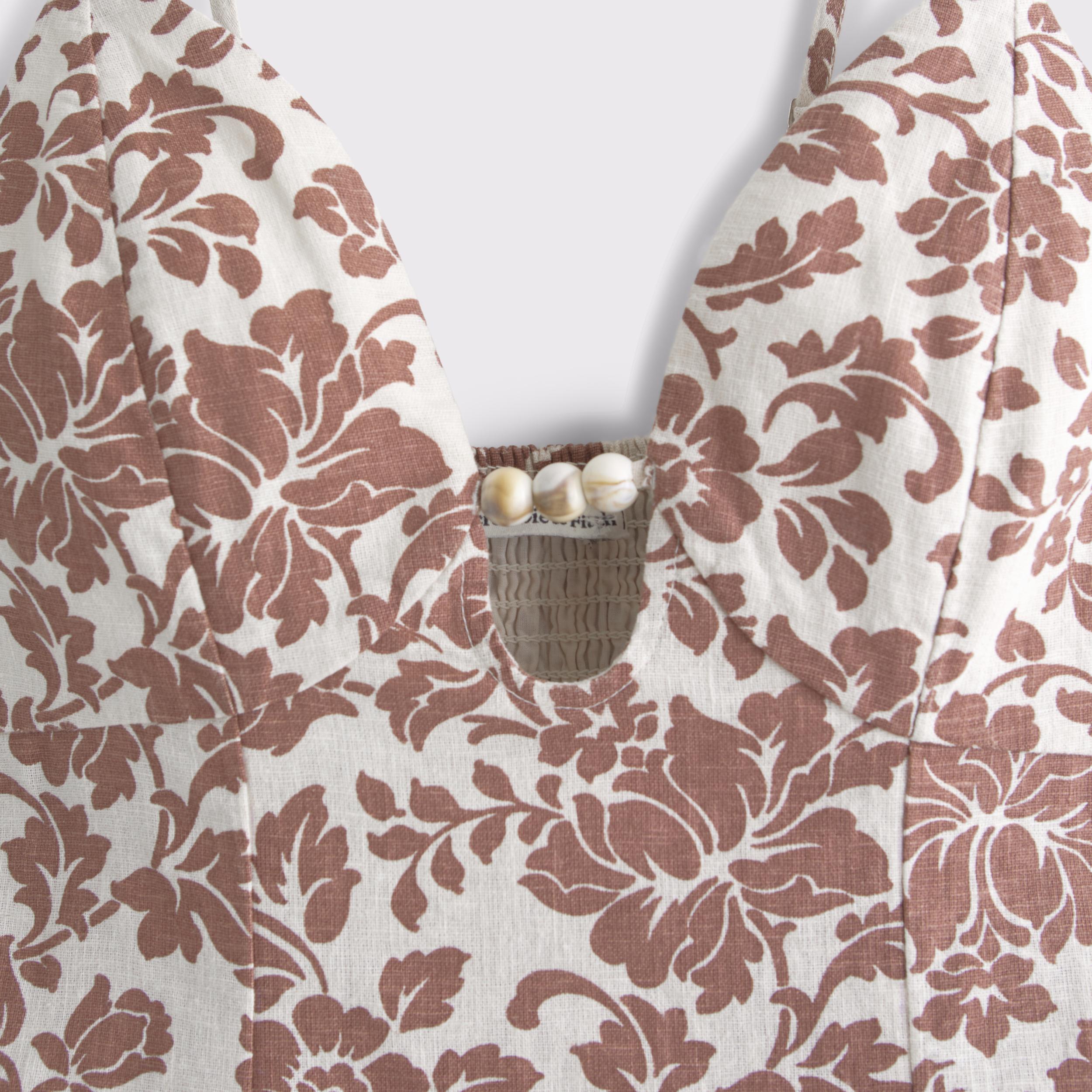 Beaded Flowy Midi Dress Product Image