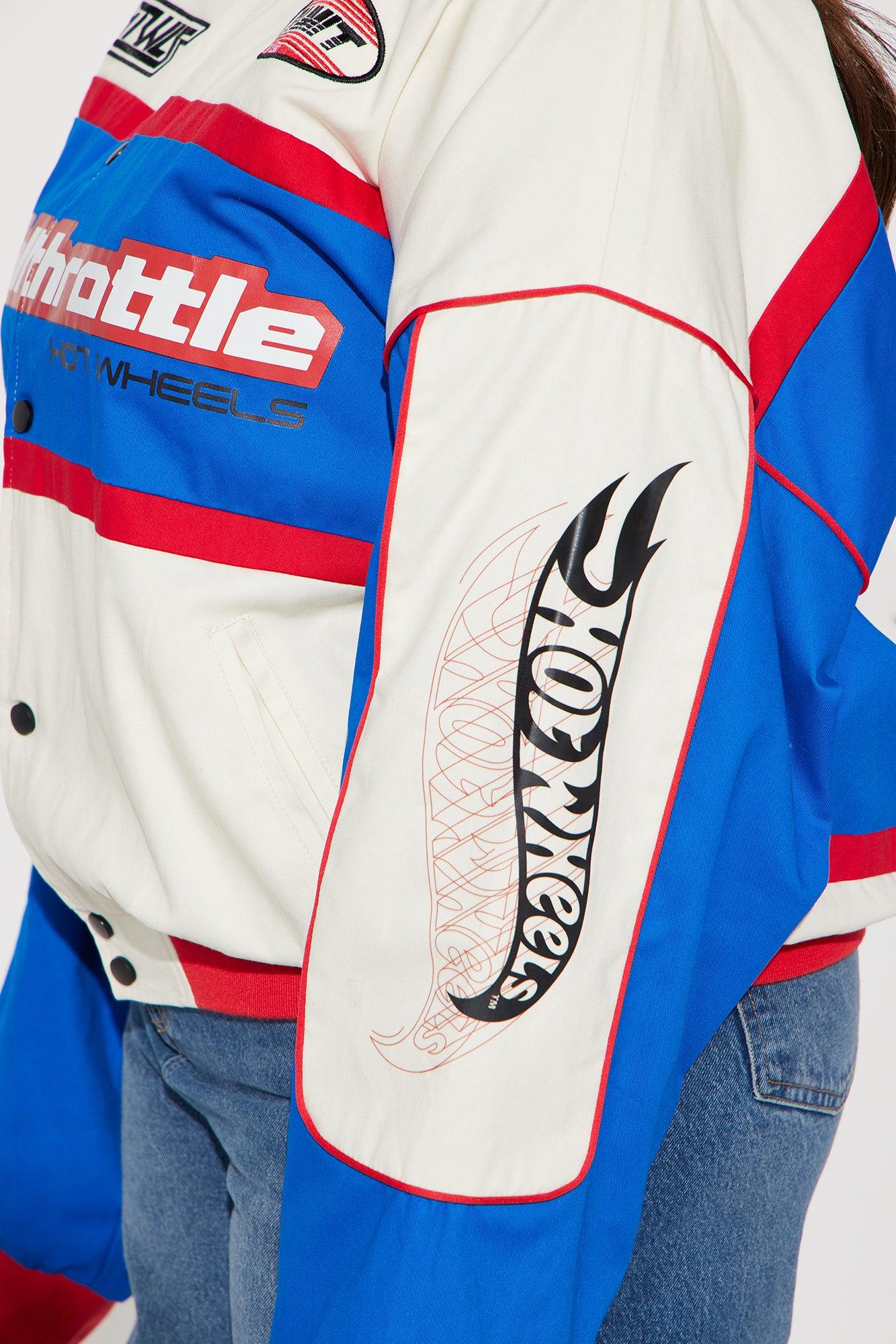 Hot Wheels Full Throttle Bomber Jacket - White/combo Product Image