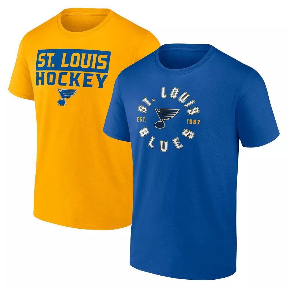 Men's Fanatics Branded St. Louis Blues Serve T-Shirt Combo Pack, Size: Medium Product Image