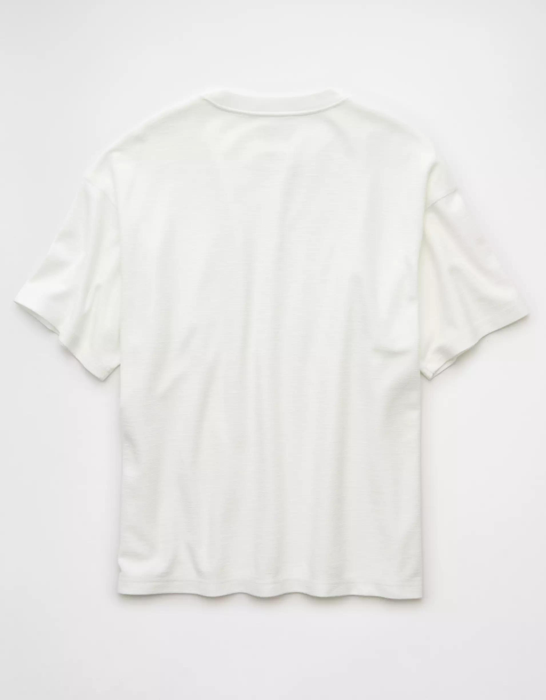 AE 24/7 Boxy Textured T-Shirt Product Image