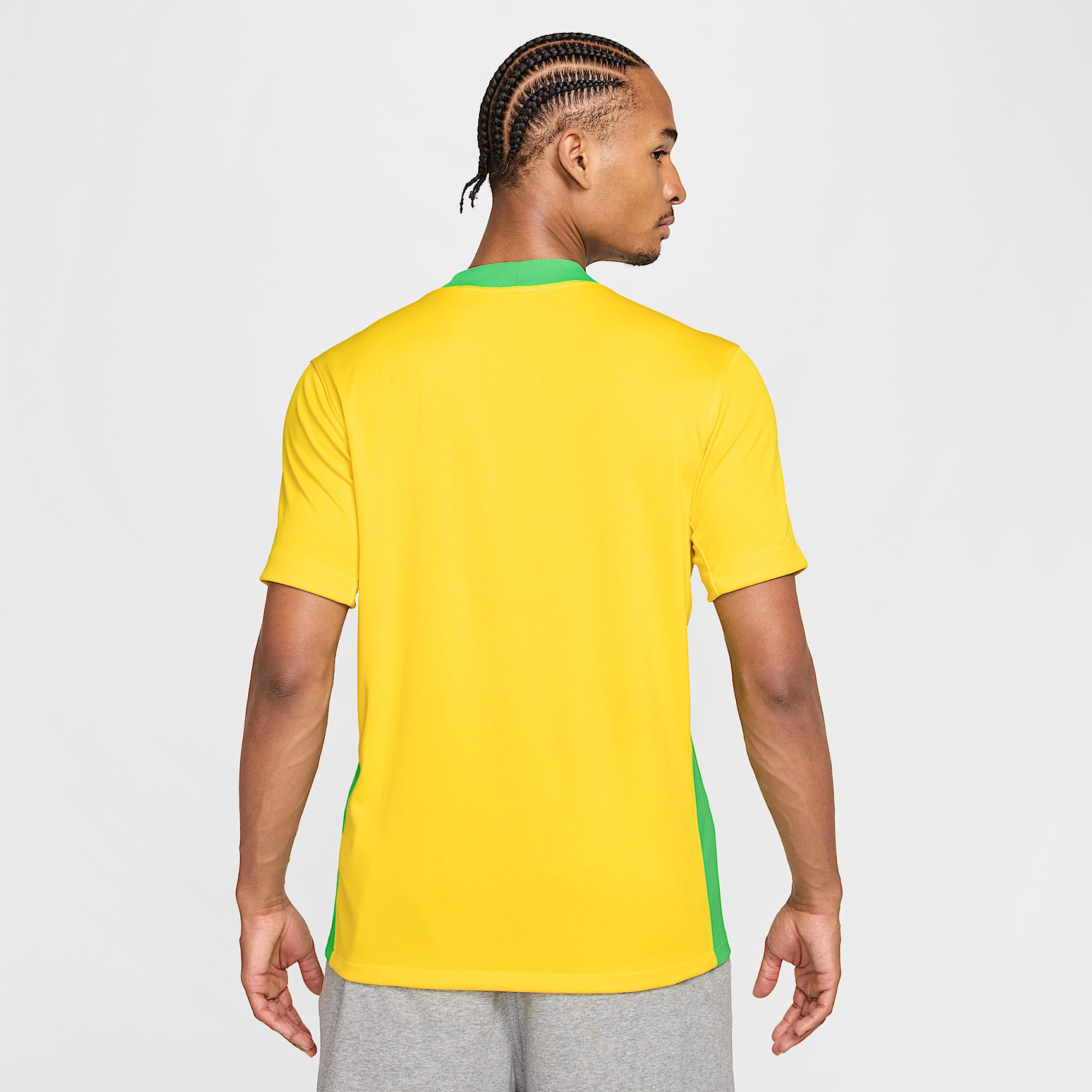 Brazil 2025 Stadium Home (Team) Nike Mens Dri-FIT Soccer Replica Jersey | FZ9011-718 Product Image