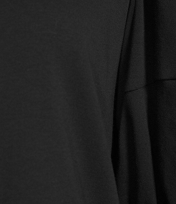 Gibson & Latimer Knit Crew Neck 3/4 Puff Sleeve Tee Shirt Product Image