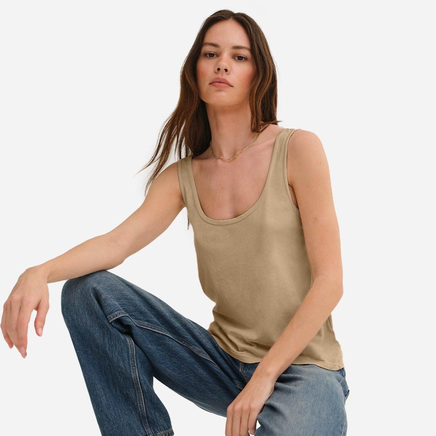 Organic Cotton Layering Tank Female Product Image