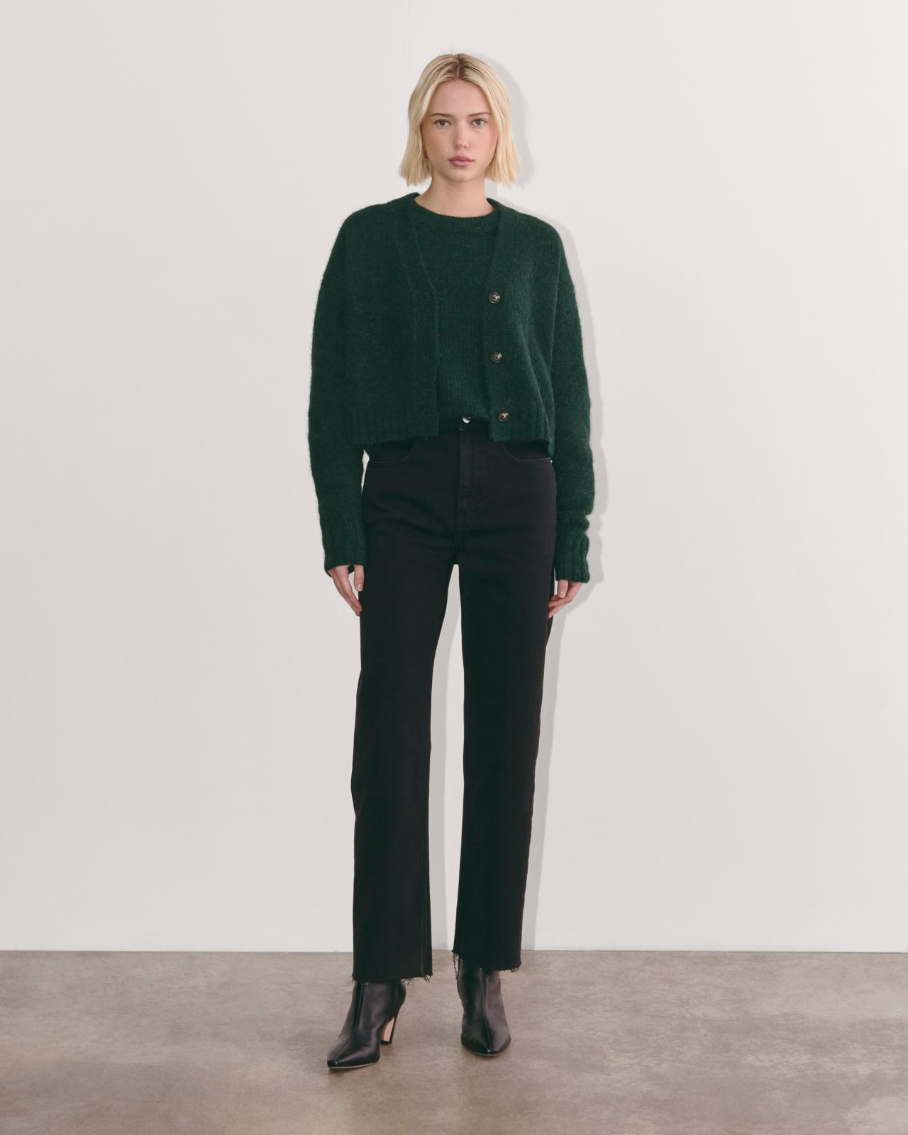 Womens Boxy Cardigan in Alpaca by Everlane Product Image