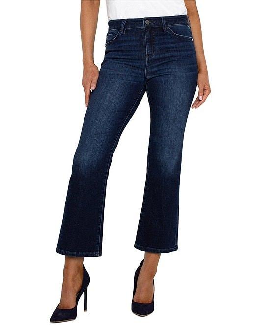 Liverpool Los Angeles Hannah Stretch Crop Flare Leg Jeans Product Image