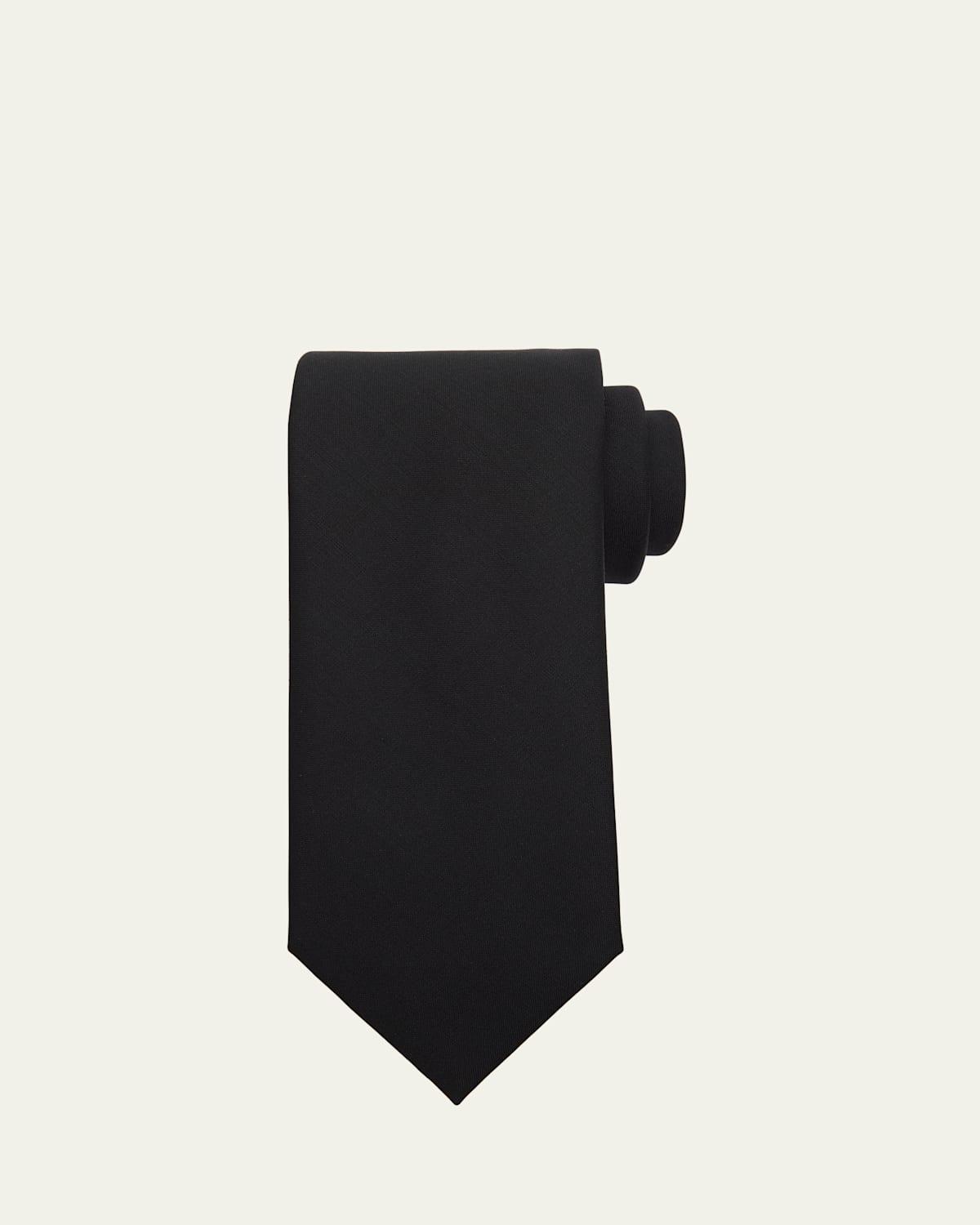 Mens Solid Wool Tie Product Image