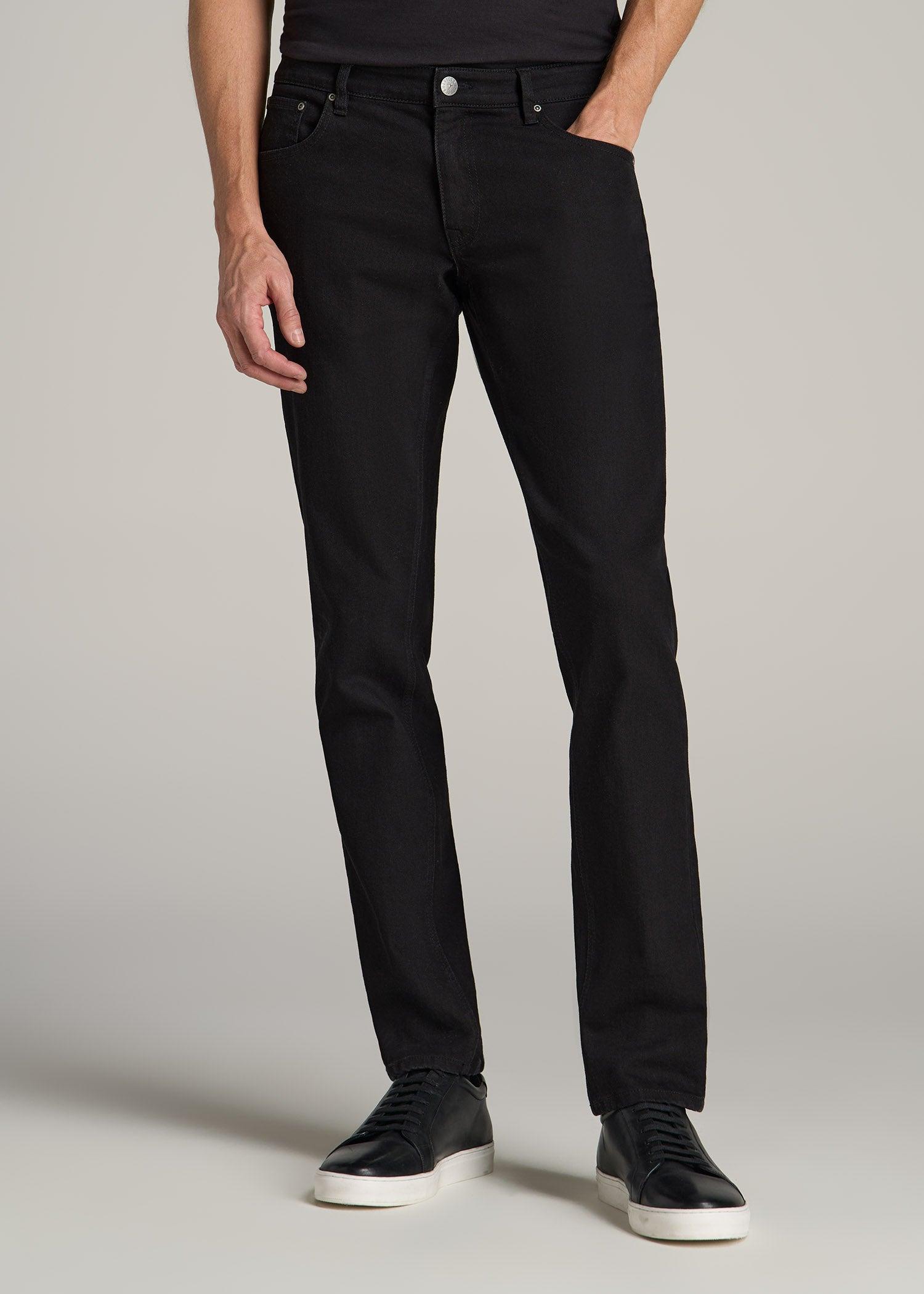 Carman TAPERED Jeans for Tall Men in True Black Male Product Image