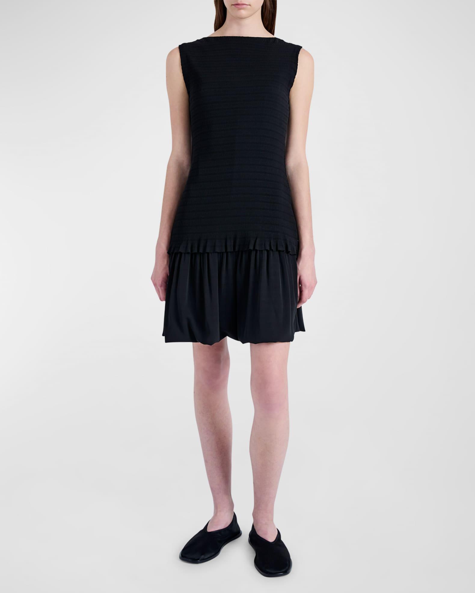 Martine Sleeveless Bubble Hem Mini Dress Product Image