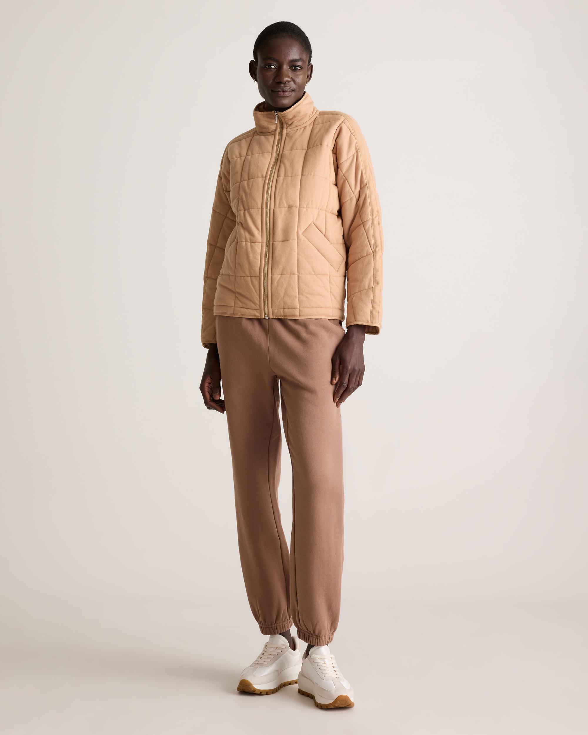 Quince | Women's Quilted Knit Jacket Organic Cotton Product Image