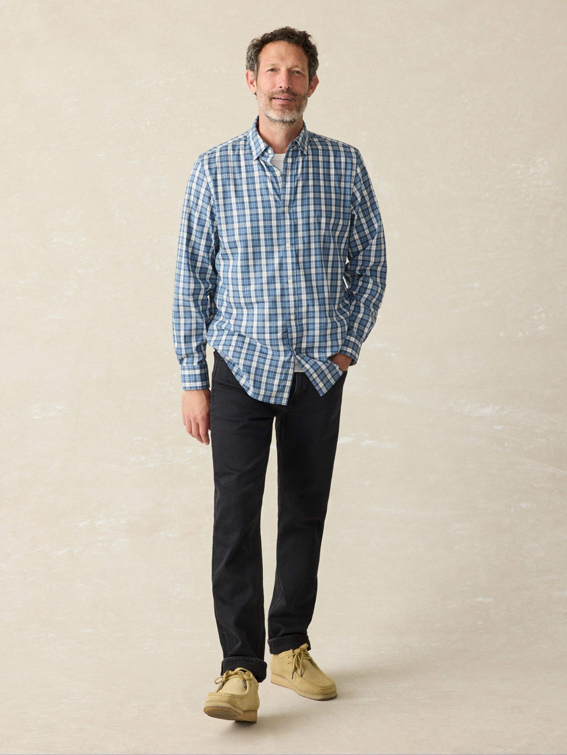 Movement™ Shirt - Seaside Blue Plaid Male Product Image