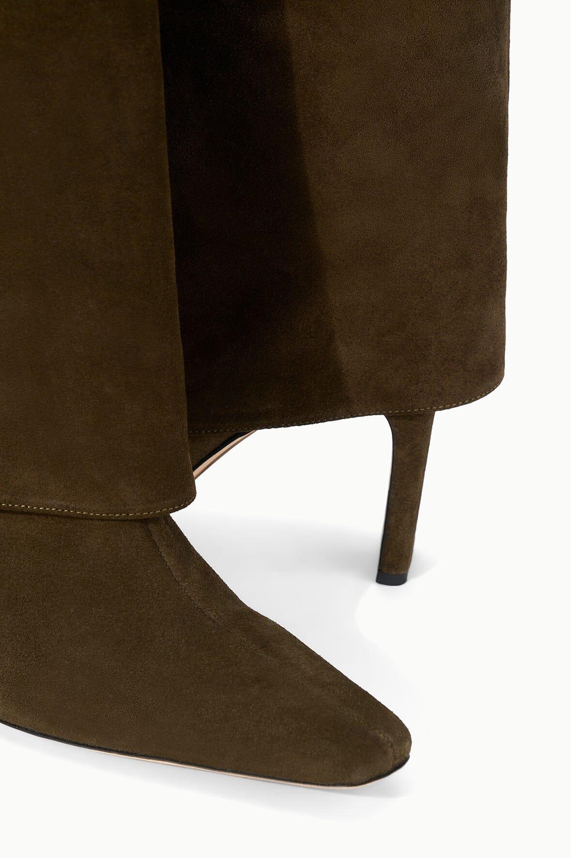 WALLY FOLDOVER HIGH HEEL BOOT | TRUFFLE Product Image