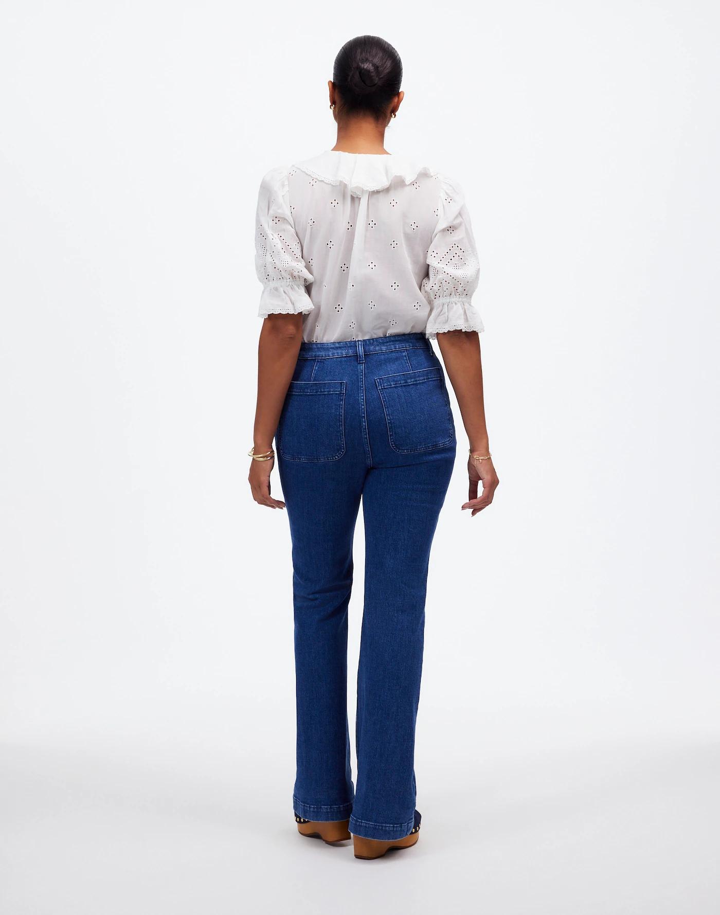 Curvy Flea Market Flare Jeans in Enola Wash Product Image