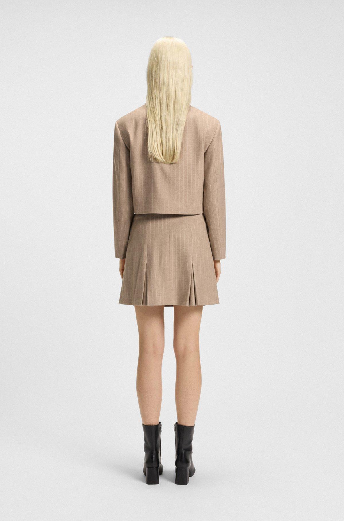 Relaxed-fit blazer in pinstripe flannel Product Image