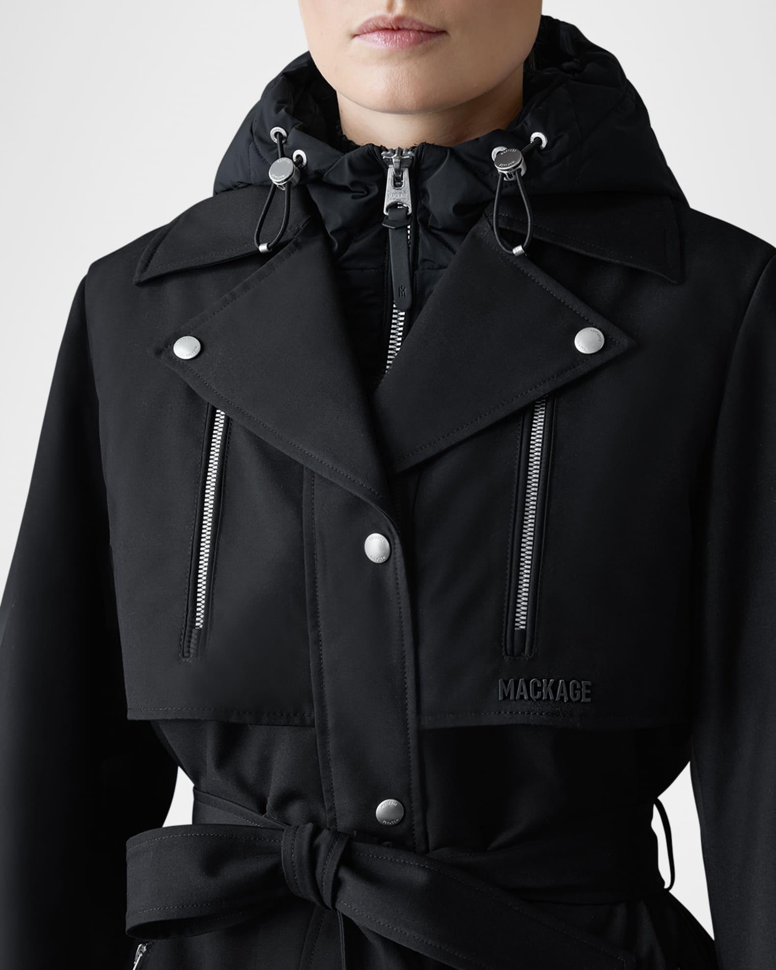 Siobhan Trench Coat with Removable Down Bib Product Image