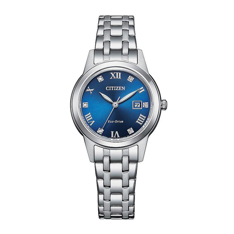 Citizen Womens Eco-Drive Stainless Steel Bracelet Watch Silver Product Image