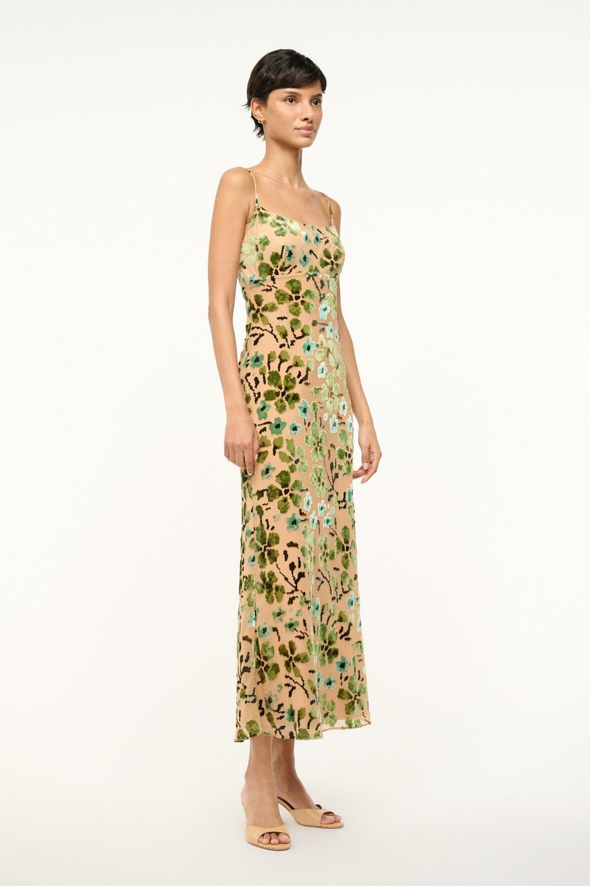 DIANNA DRESS | MOSS FLORAL TAPESTRY Product Image