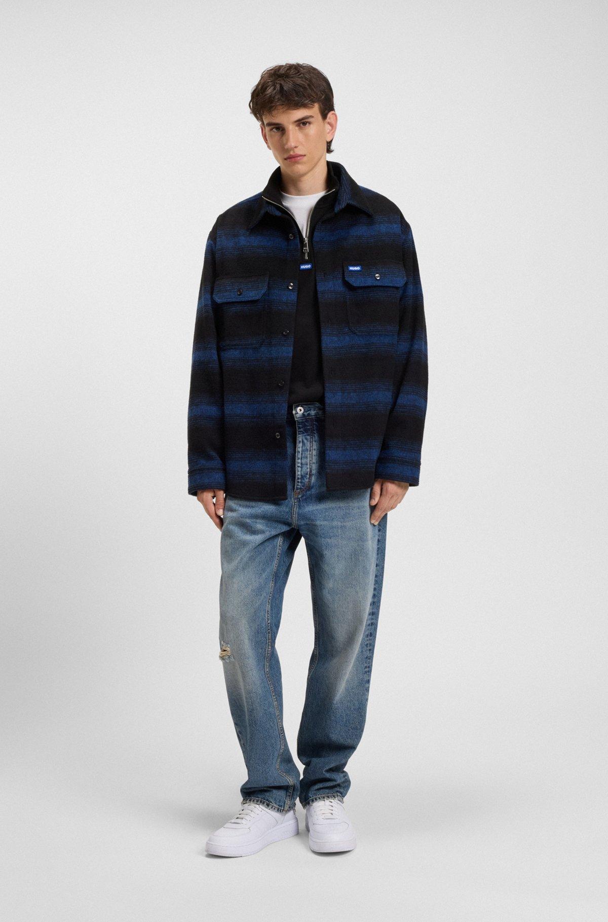 Mens Suede Utility Overshirt Product Image