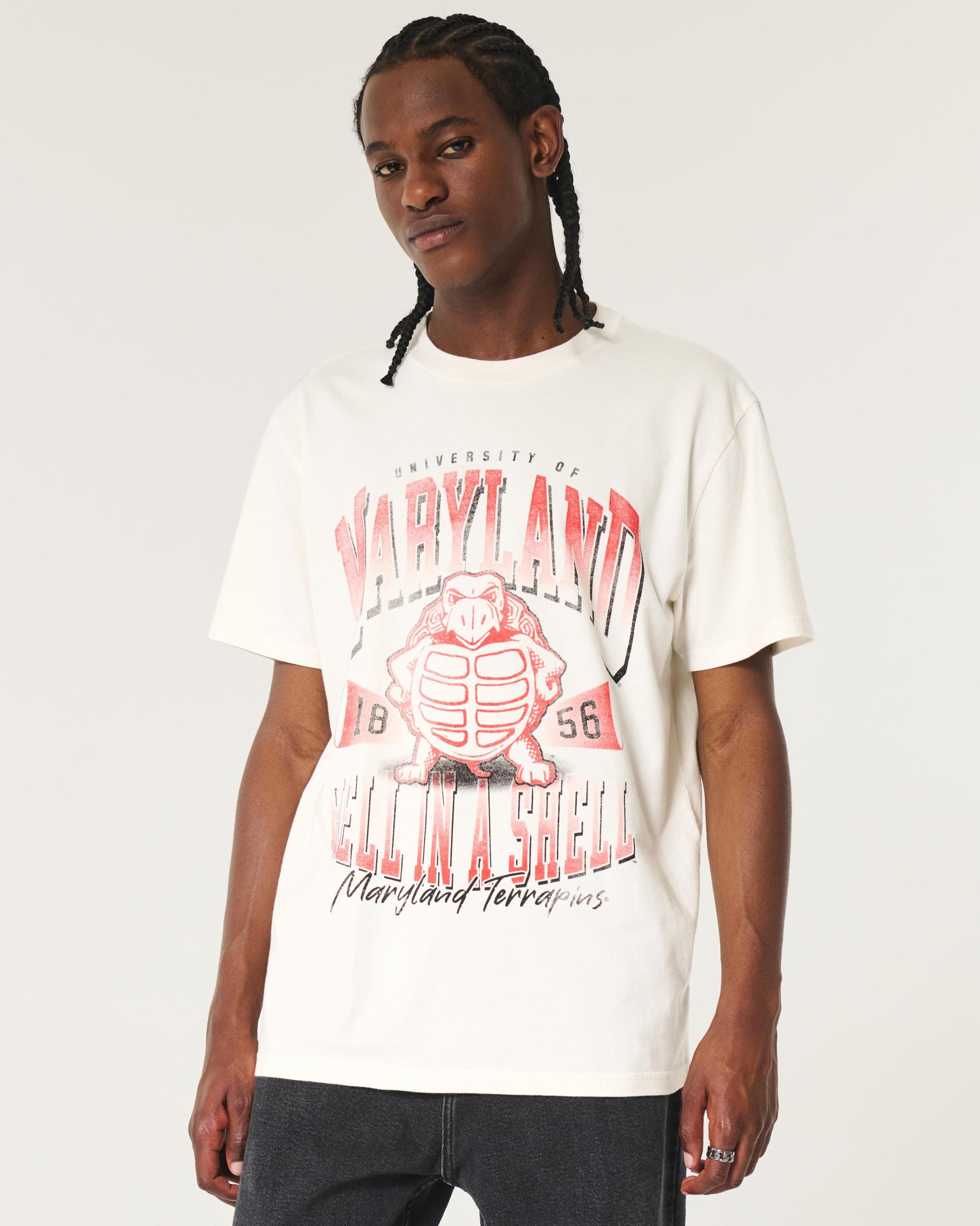 Relaxed University of Maryland Terrapins Graphic Tee Product Image