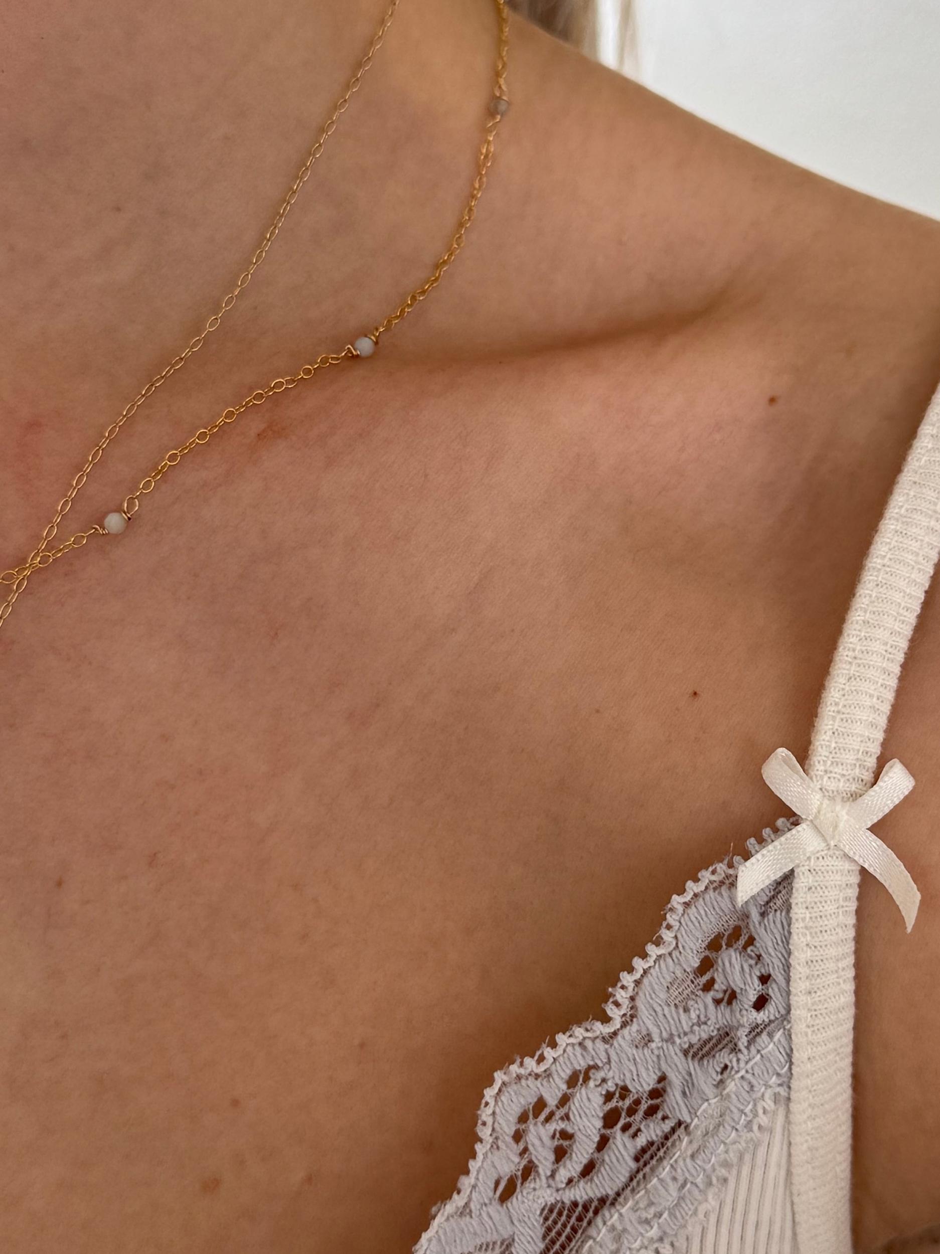 Flora Wire Wrapped Necklace Product Image