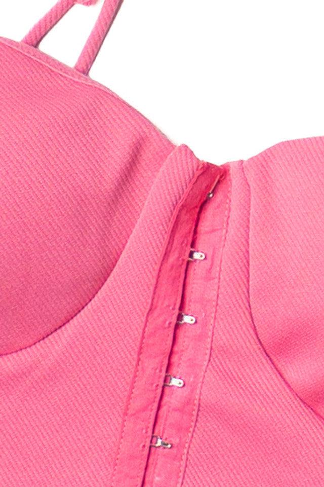 Hook & Eye Bustier Crop Top Product Image