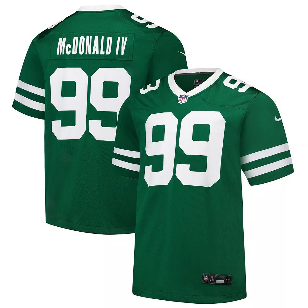 Men's Nike Will McDonald IV Legacy Green New York Jets Team Game Jersey, Size: XL Product Image