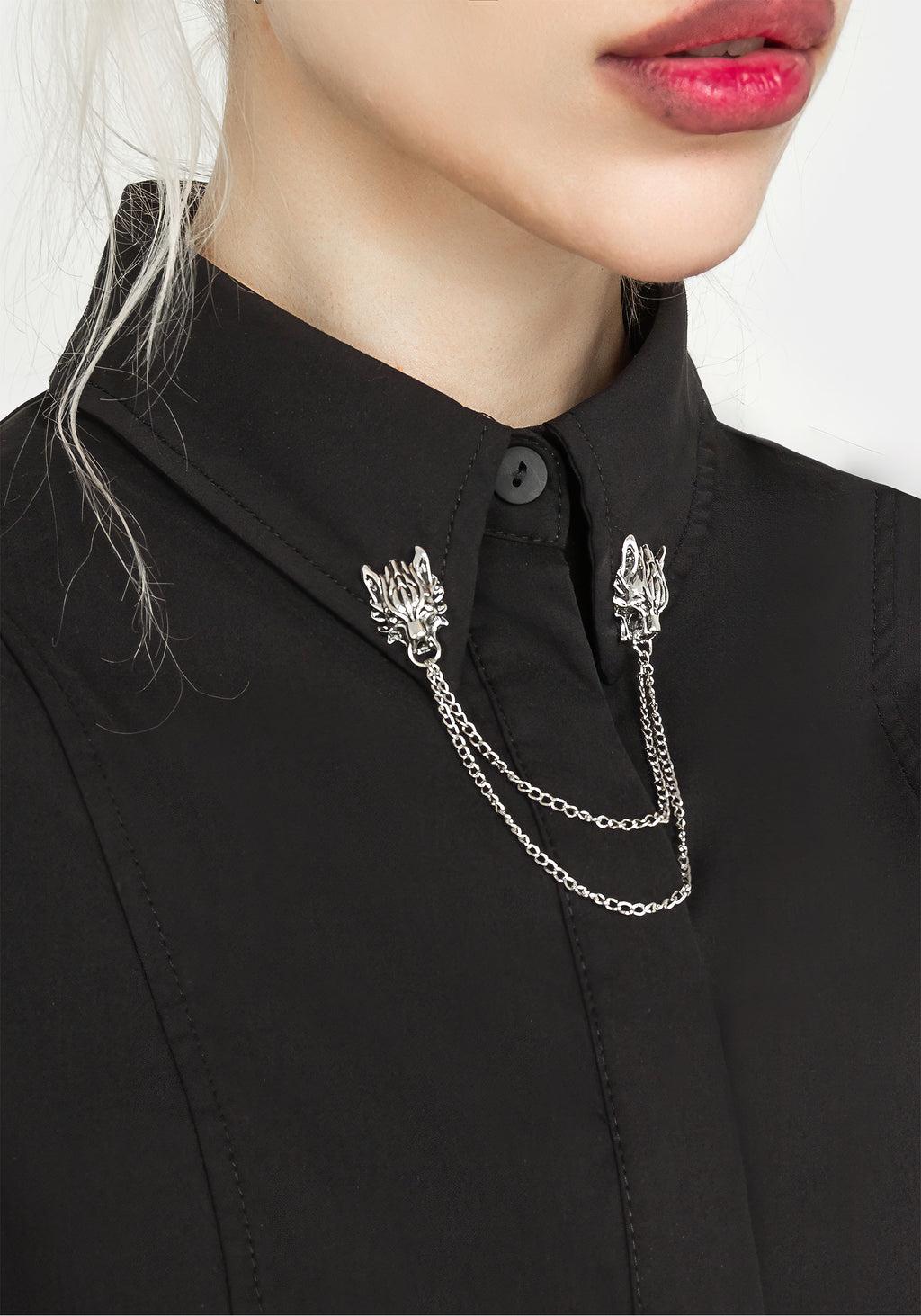 Fenrir Puff Sleeve Fitted Shirt Product Image