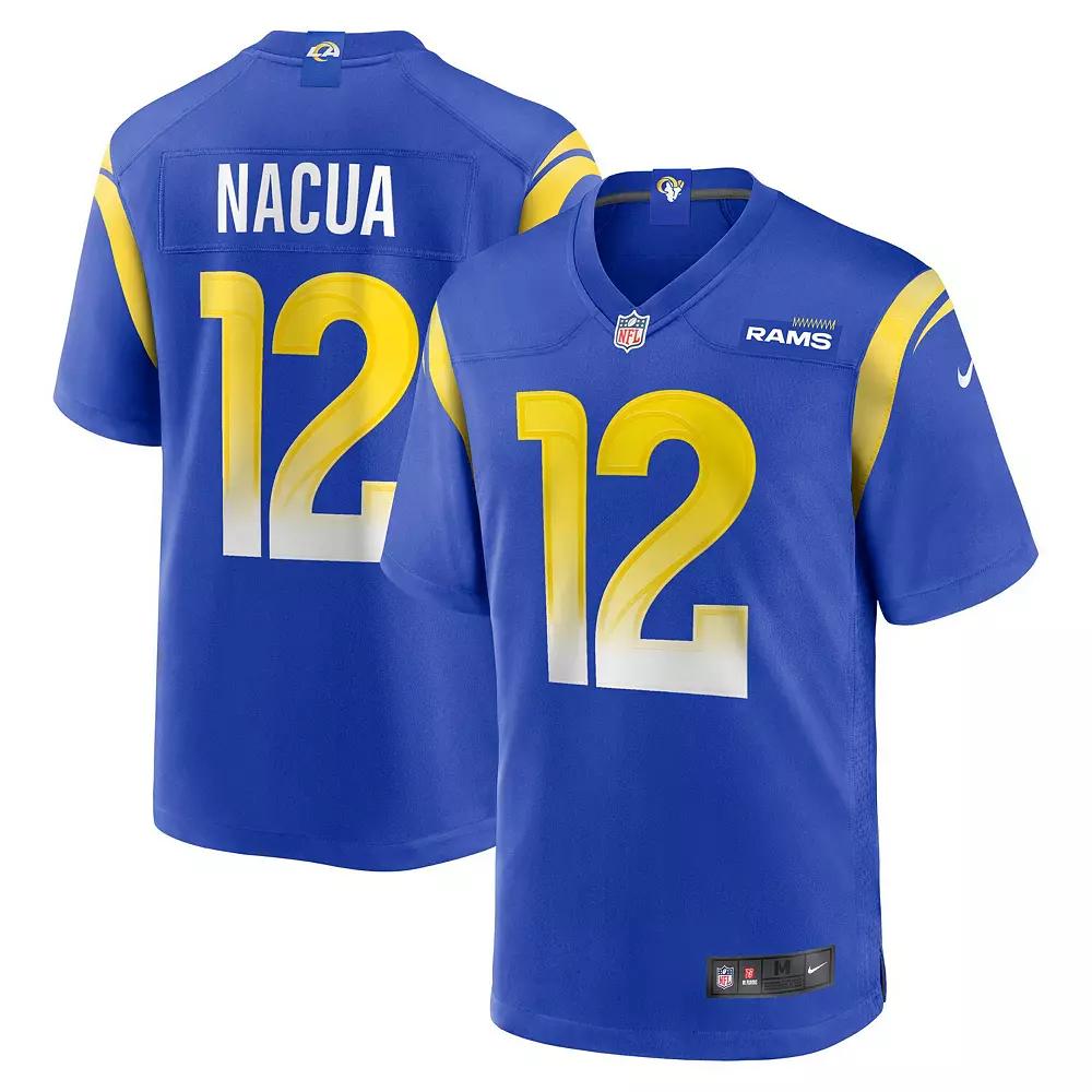 Men's Nike Puka Nacua Royal Los Angeles Rams Game Player Jersey,  Product Image