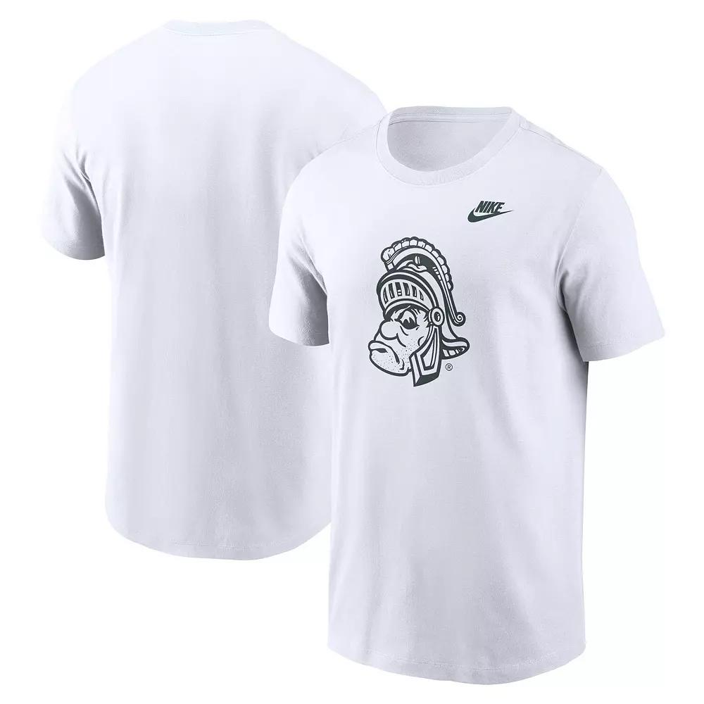 Men's Nike White Michigan State Spartans Legacy Alternate Logo T-Shirt,  Product Image