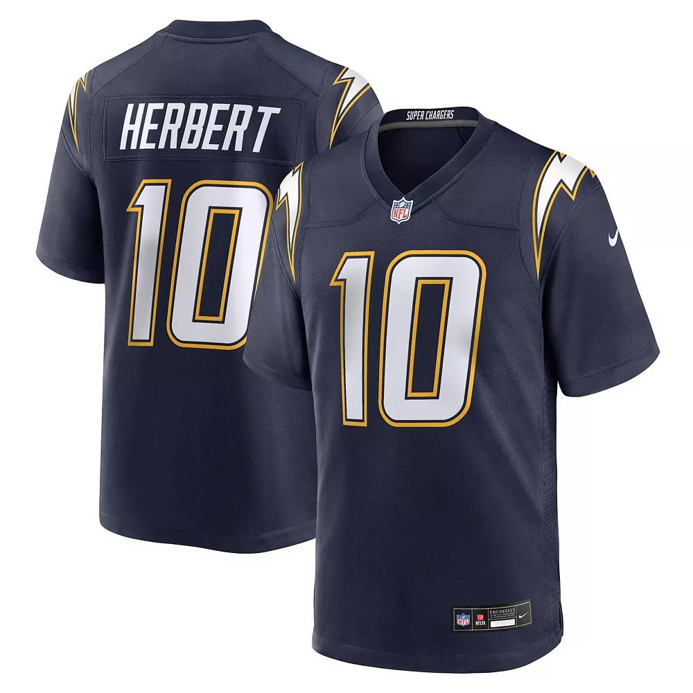 Men's Nike Justin Herbert Navy Los Angeles Chargers Alternate Super Chargers Game Player Jersey,  Product Image