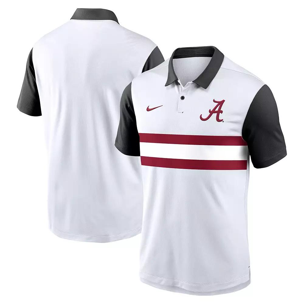 Men's Nike White Alabama Crimson Tide Vapor Performance Polo,  Product Image