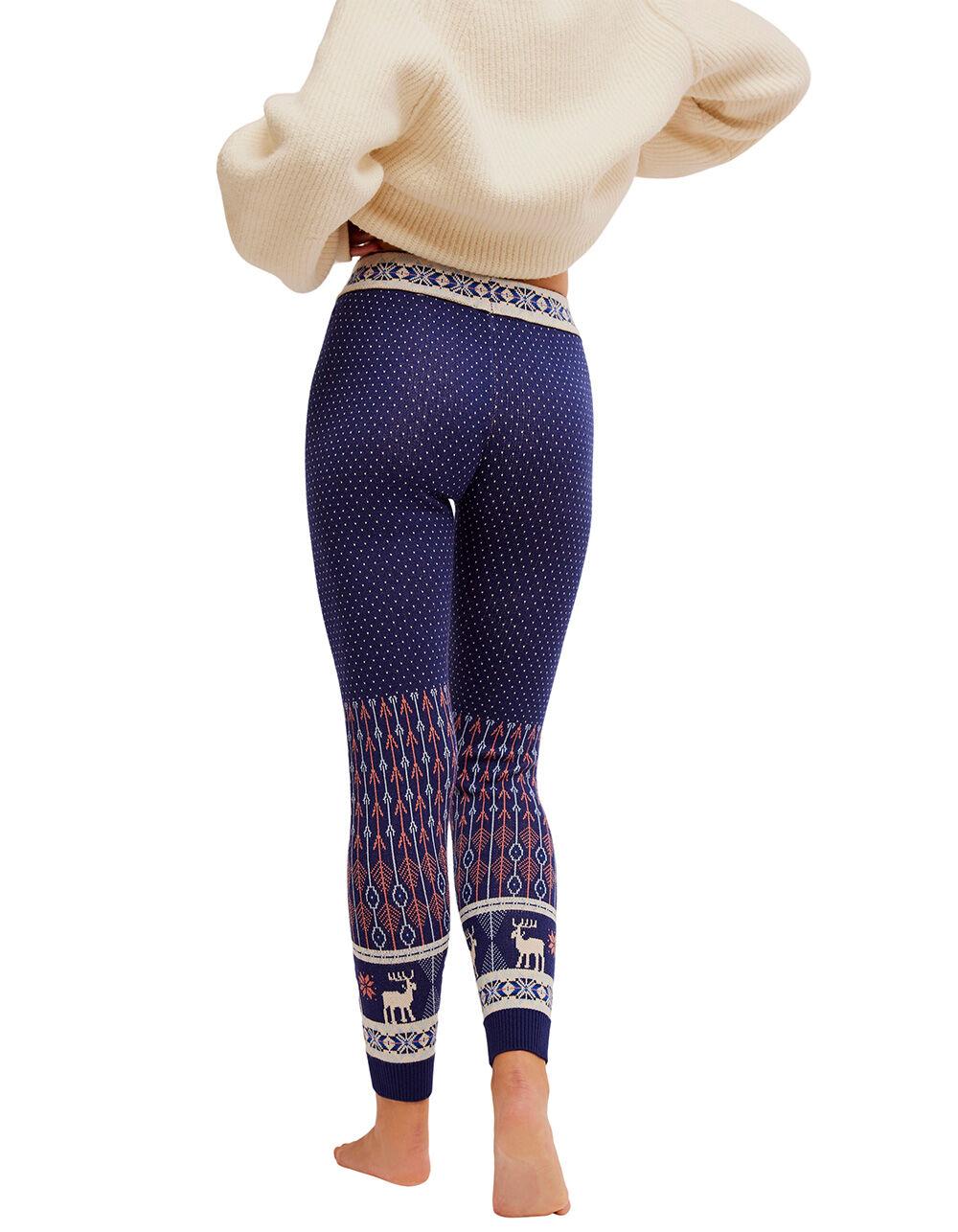 FREE PEOPLE Falala Womens Leggings - NAVY Product Image