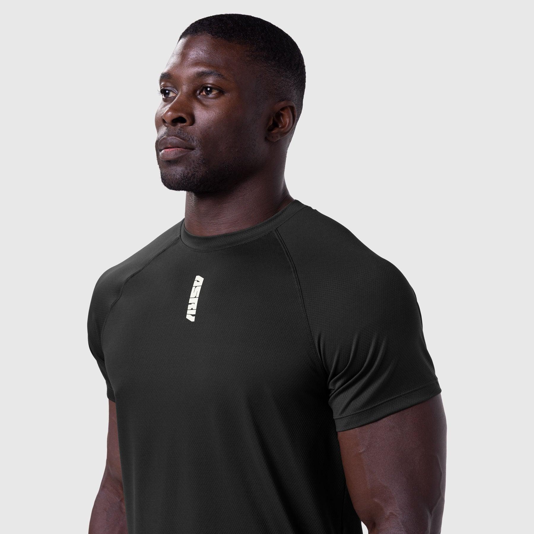 0660. AeroSilver® Established Tee - Black "Blade" Product Image