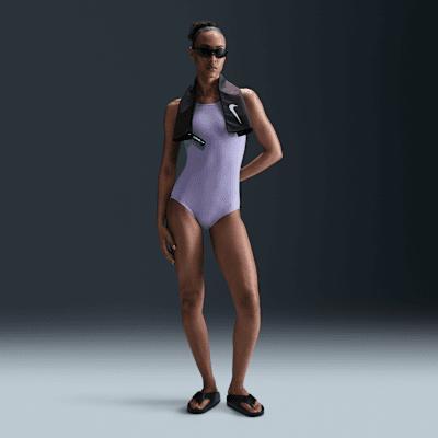 Nike Womens Swim HydraStrong U-Back Low-Leg One-Piece | NESSF000-576 Product Image