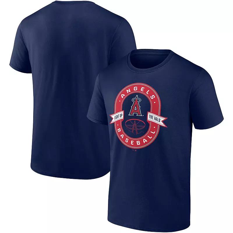 Men's Fanatics Branded Navy Los Angeles Angels Iconic Glory Bound T-Shirt,  Product Image