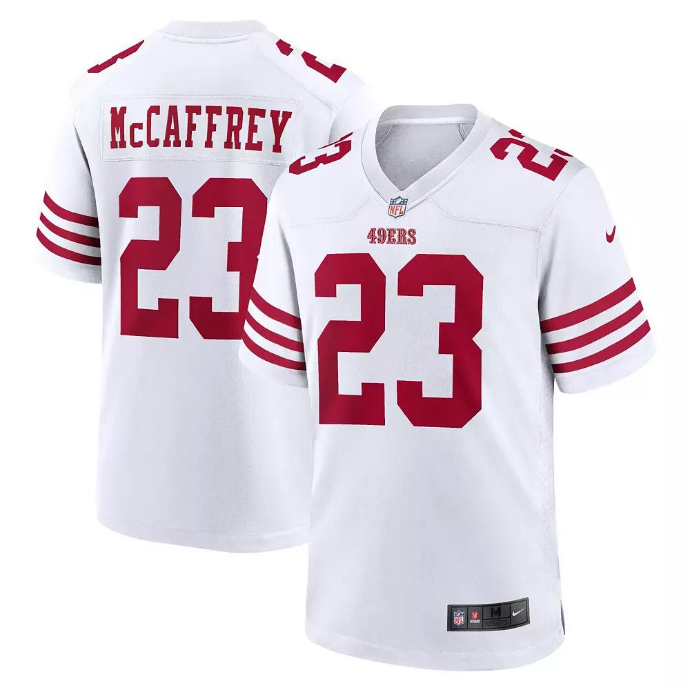 Men's Nike Christian McCaffrey White San Francisco 49ers Game Player Jersey,  Product Image
