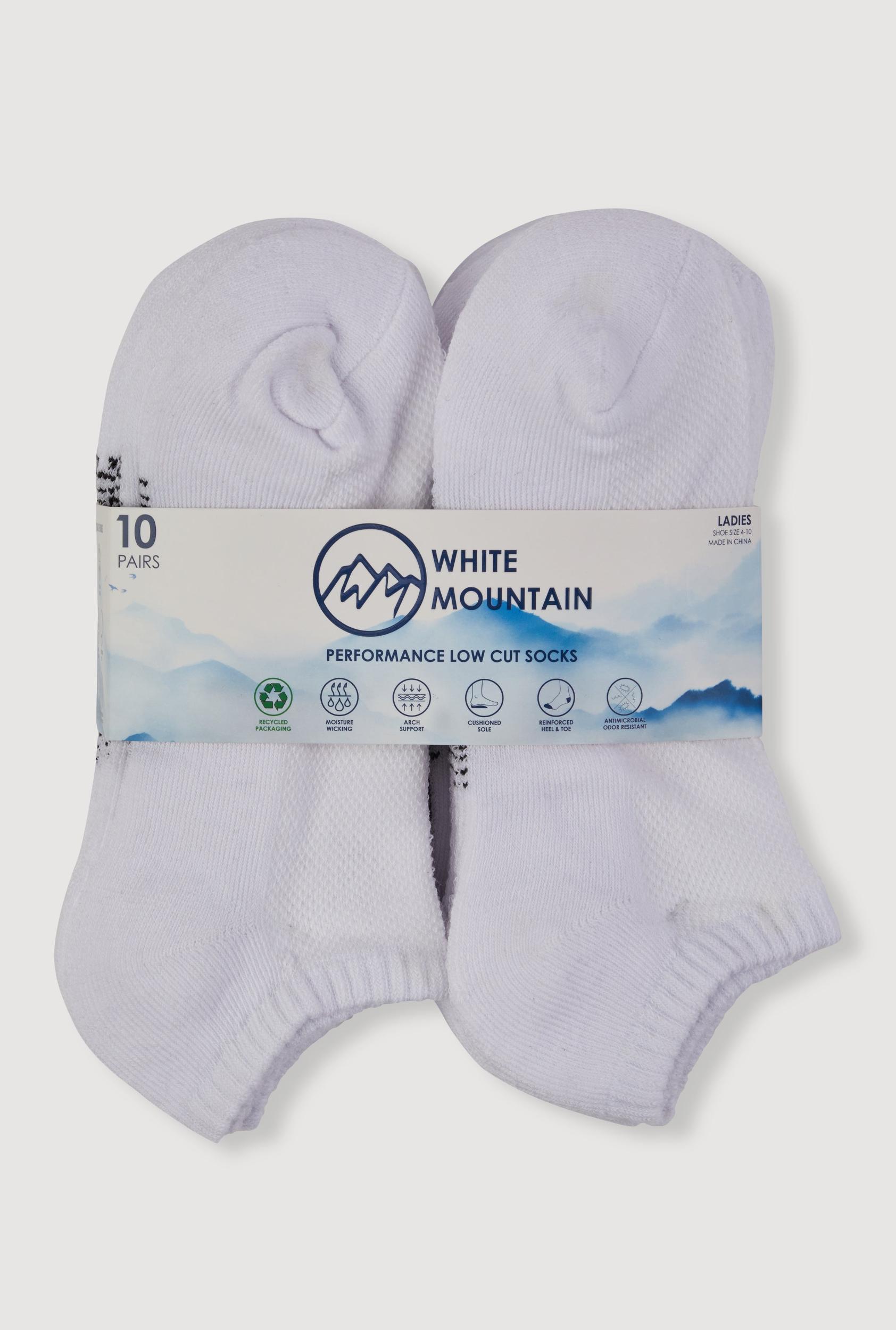Low Cut Socks 10 Pack Size 4-10 Female Product Image