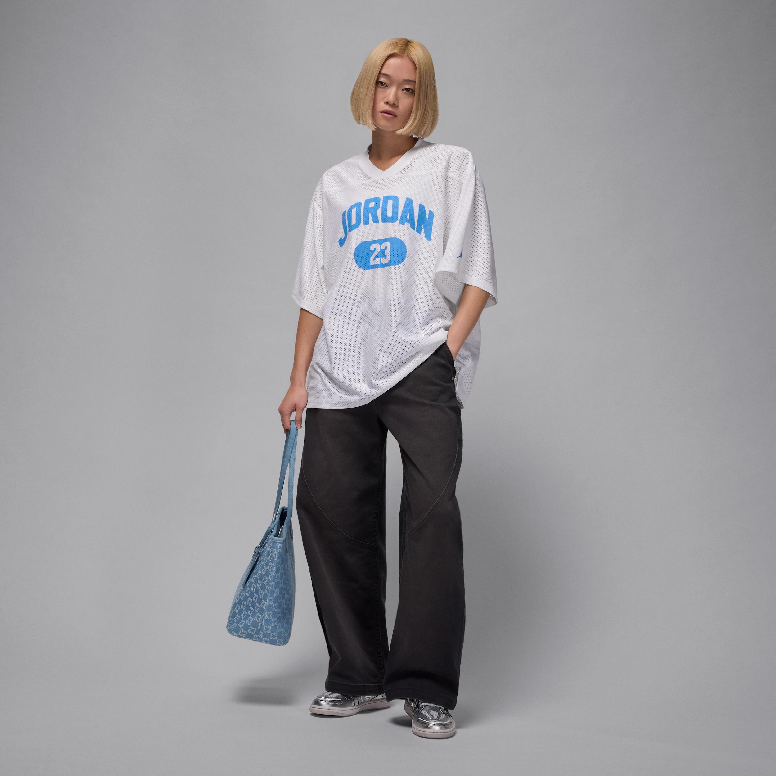 Womens Jordan Brooklyn Mesh Jersey | HQ9222-100 Product Image