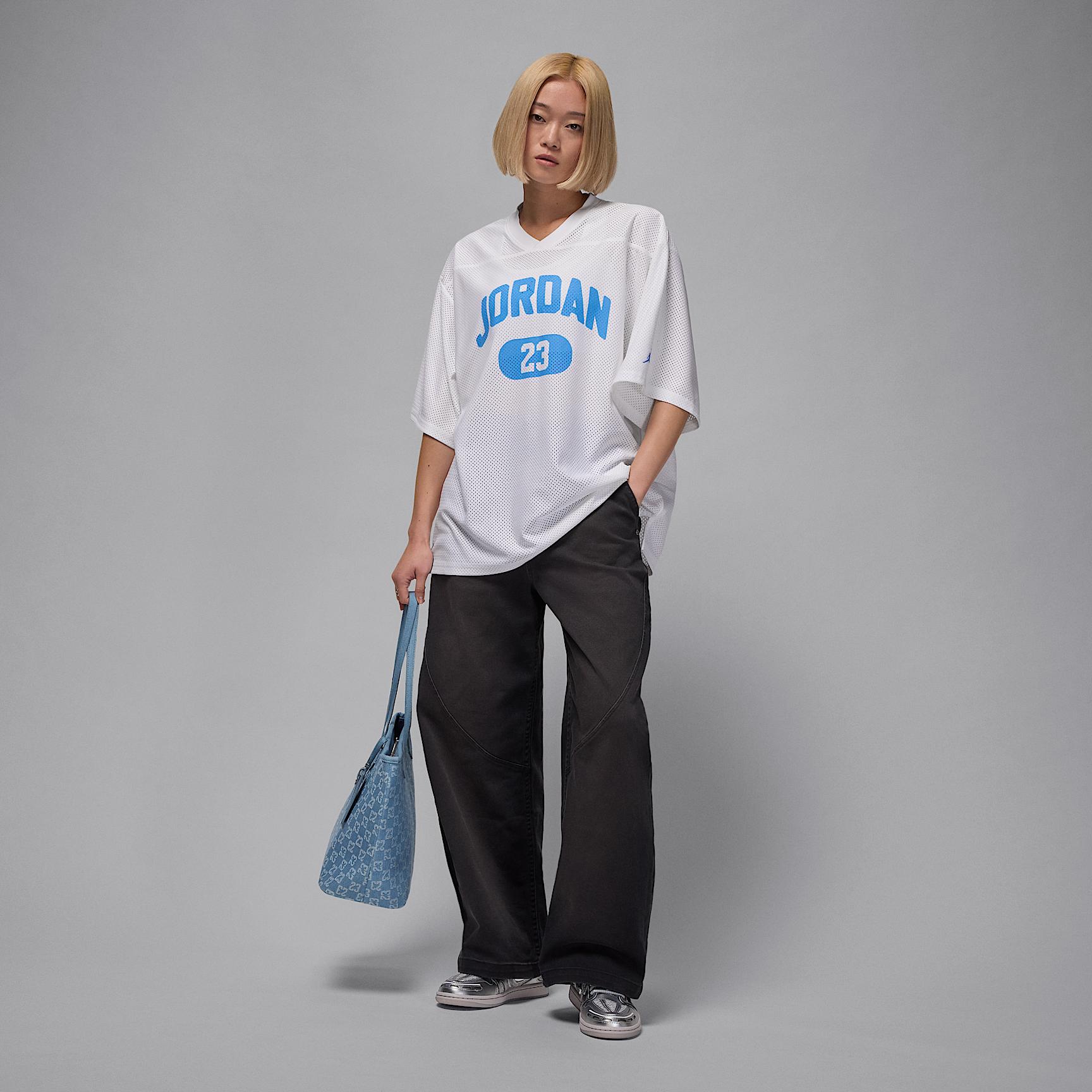 Womens Jordan Brooklyn Mesh Jersey | HQ9222-100 Product Image