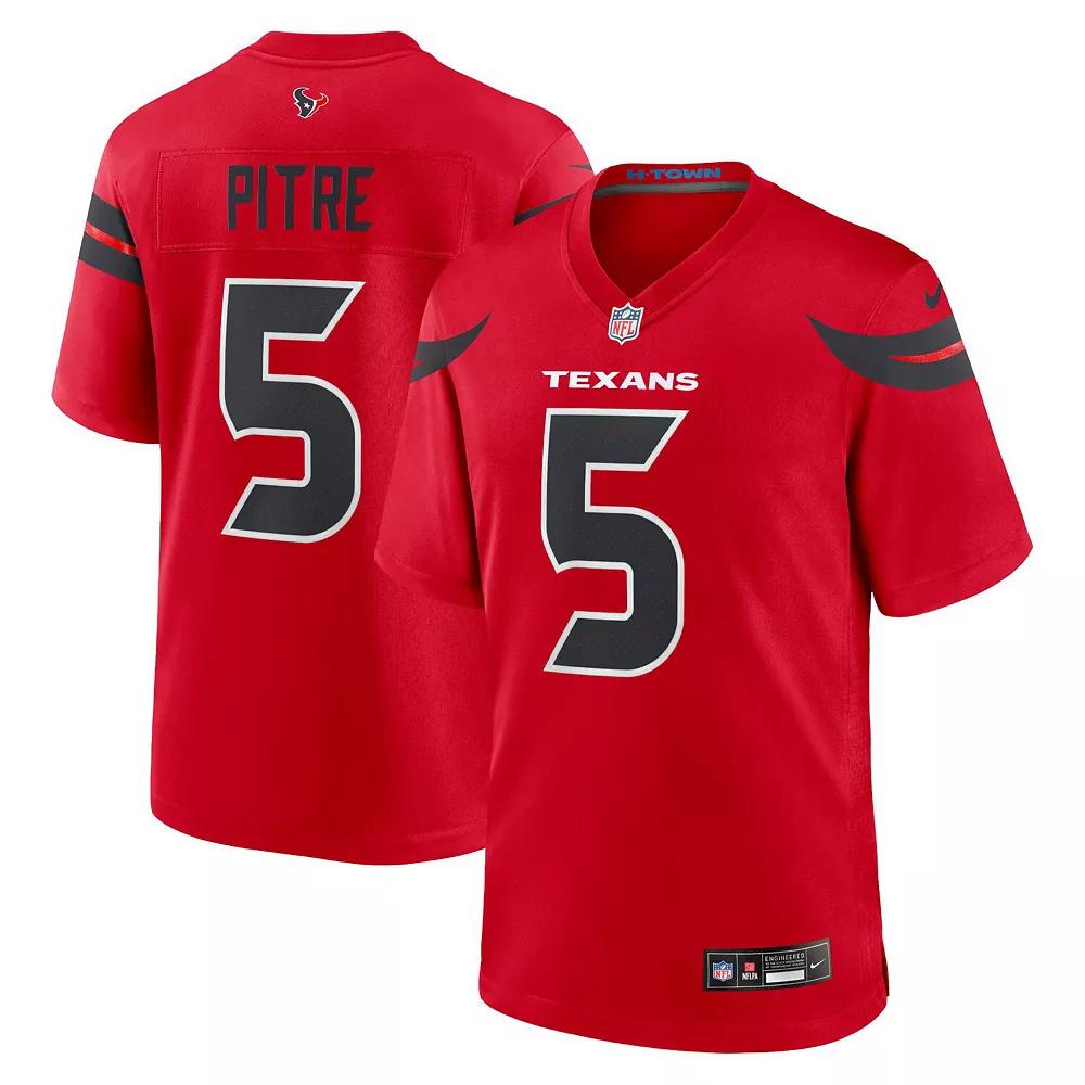 Men's Nike Jalen Pitre Red Houston Texans Alternate Game Jersey,  Product Image