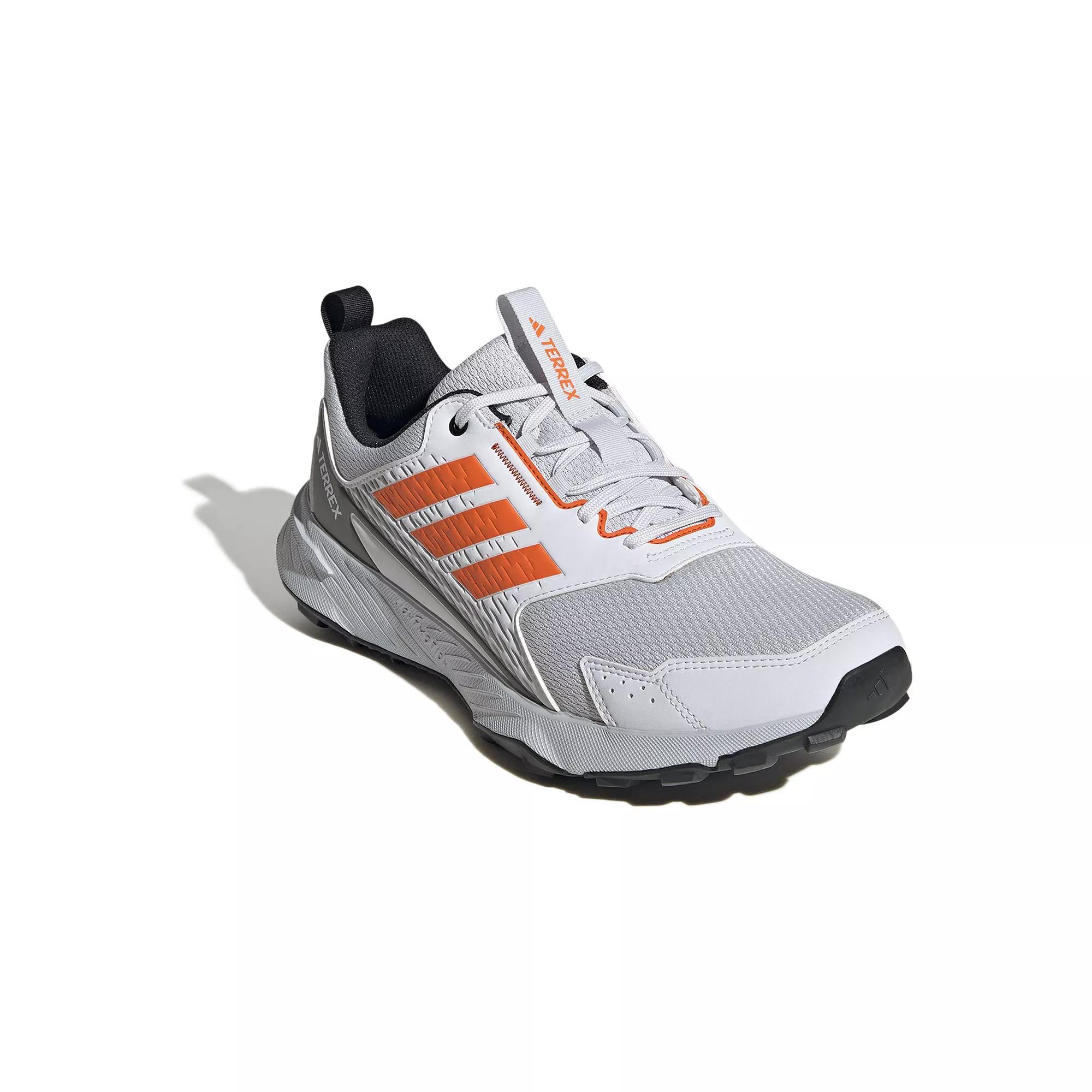 adidas Terrex Tracefinder Trail Men's Running Shoes, Size: 11.5, Dash Gray Orange Product Image