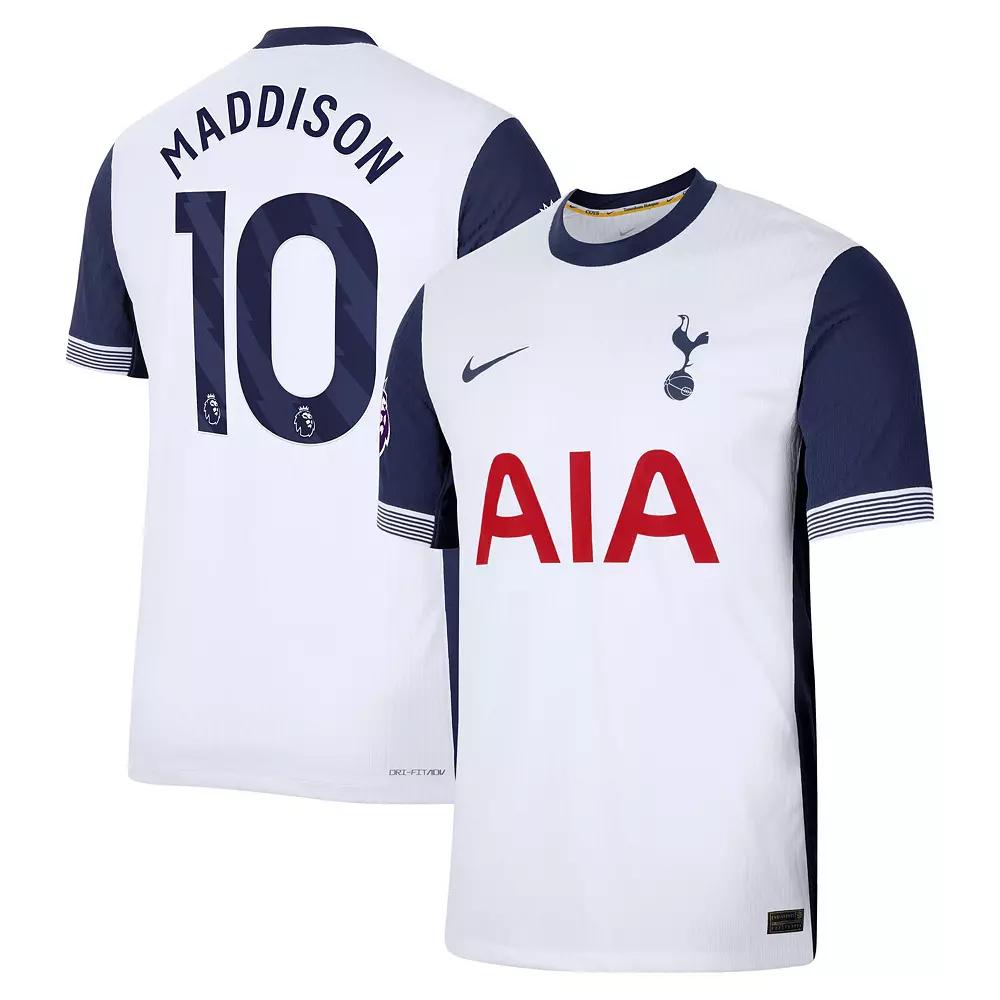 Men's Nike James Maddison White Tottenham Hotspur 2024/25 Home Authentic Player Jersey, Size: 2XL, Tot White Product Image