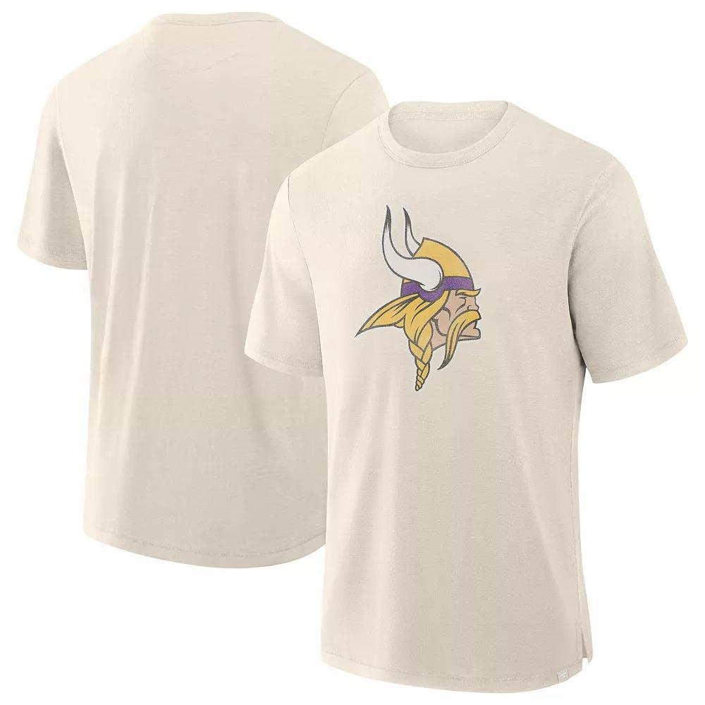 Men's Fanatics Cream Minnesota Vikings Slub T-Shirt,  Product Image