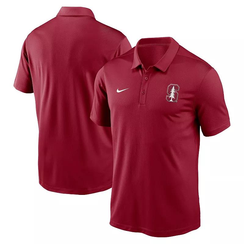 Men's Nike Cardinal Stanford Cardinal Primetime Franchise Performance Polo, Size: XXL, Red Product Image