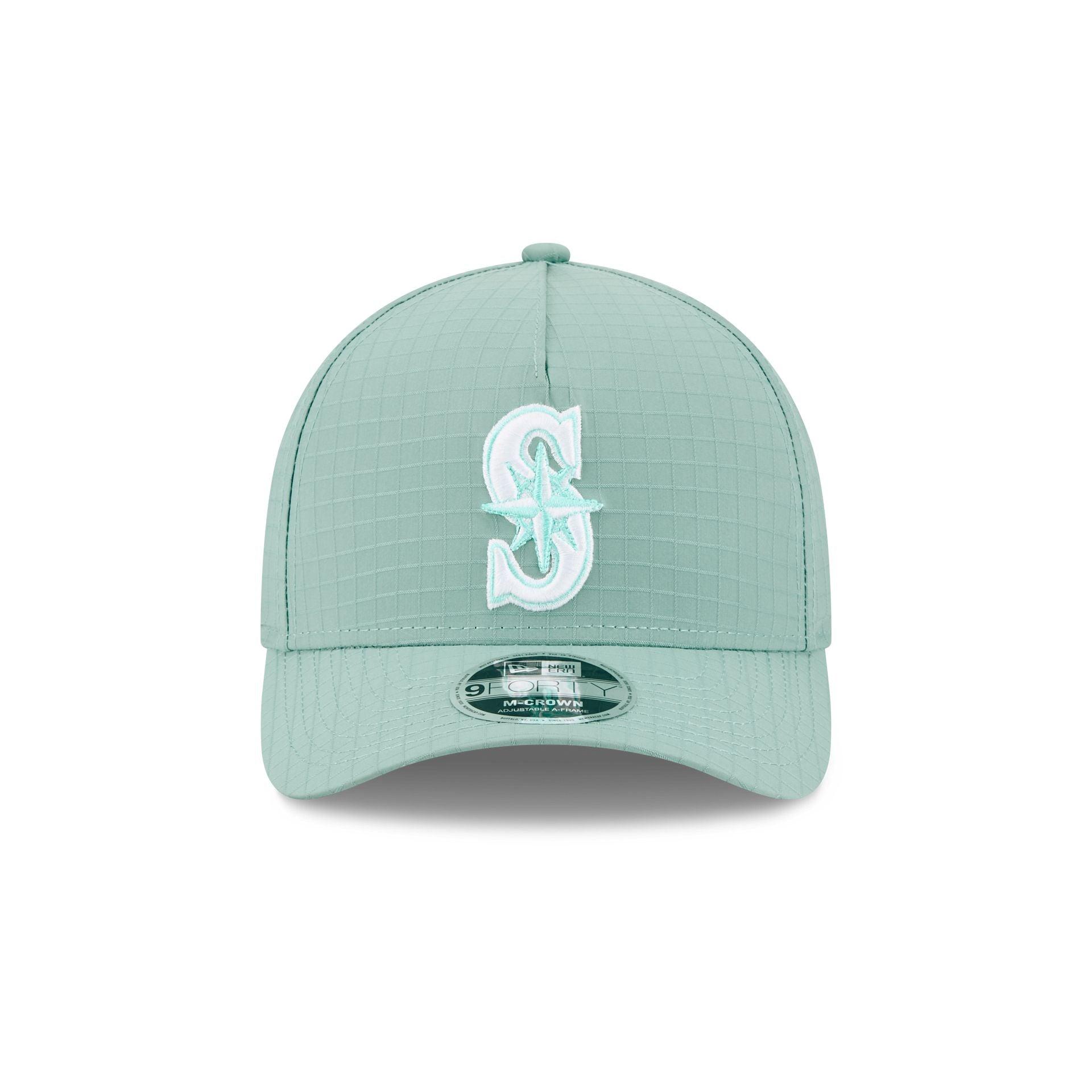 Seattle Mariners Green Ripstop 9FORTY M-Crown A-Frame Snapback Hat Male Product Image