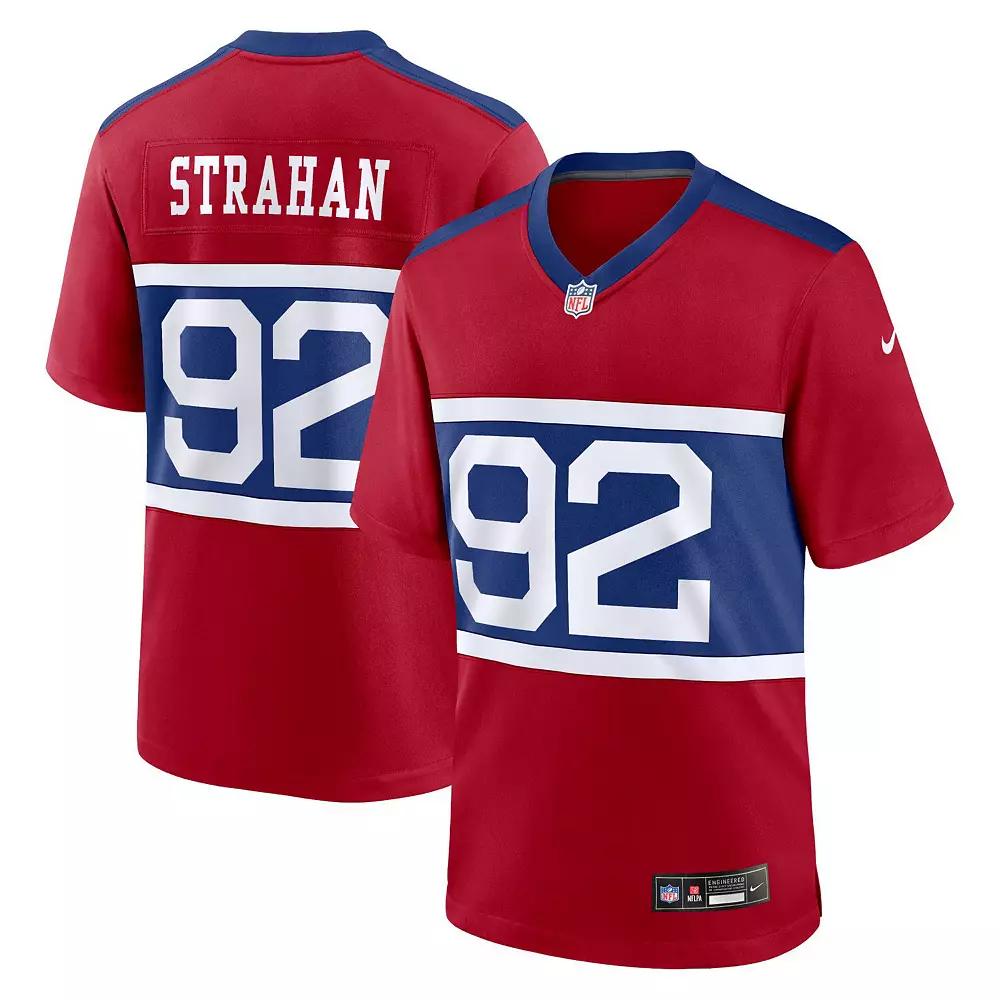 Men's Nike Michael Strahan Century Red New York Giants Alternate Retired Player Game Jersey,  Product Image