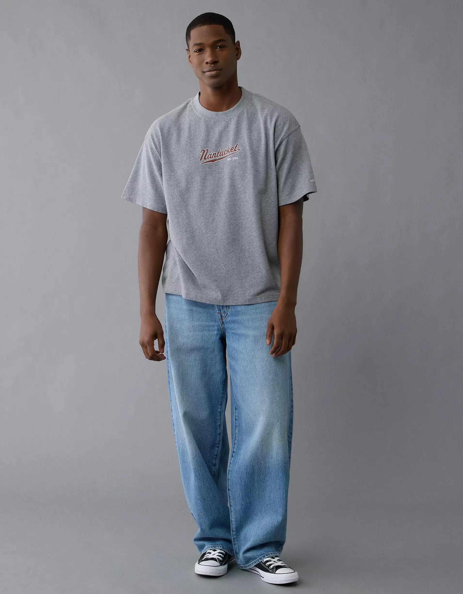 AE Boxy Nautical Graphic T-Shirt Product Image