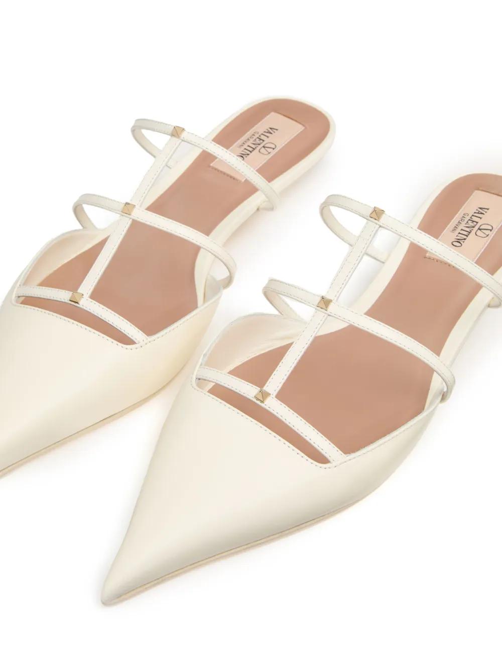 caged leather mules Product Image