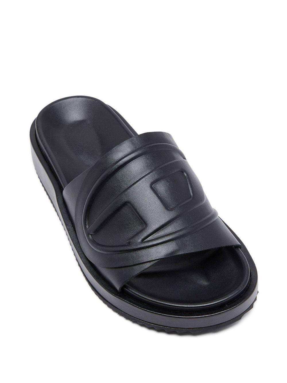 Sa-Slide D Oval W logo-embossed slides Product Image