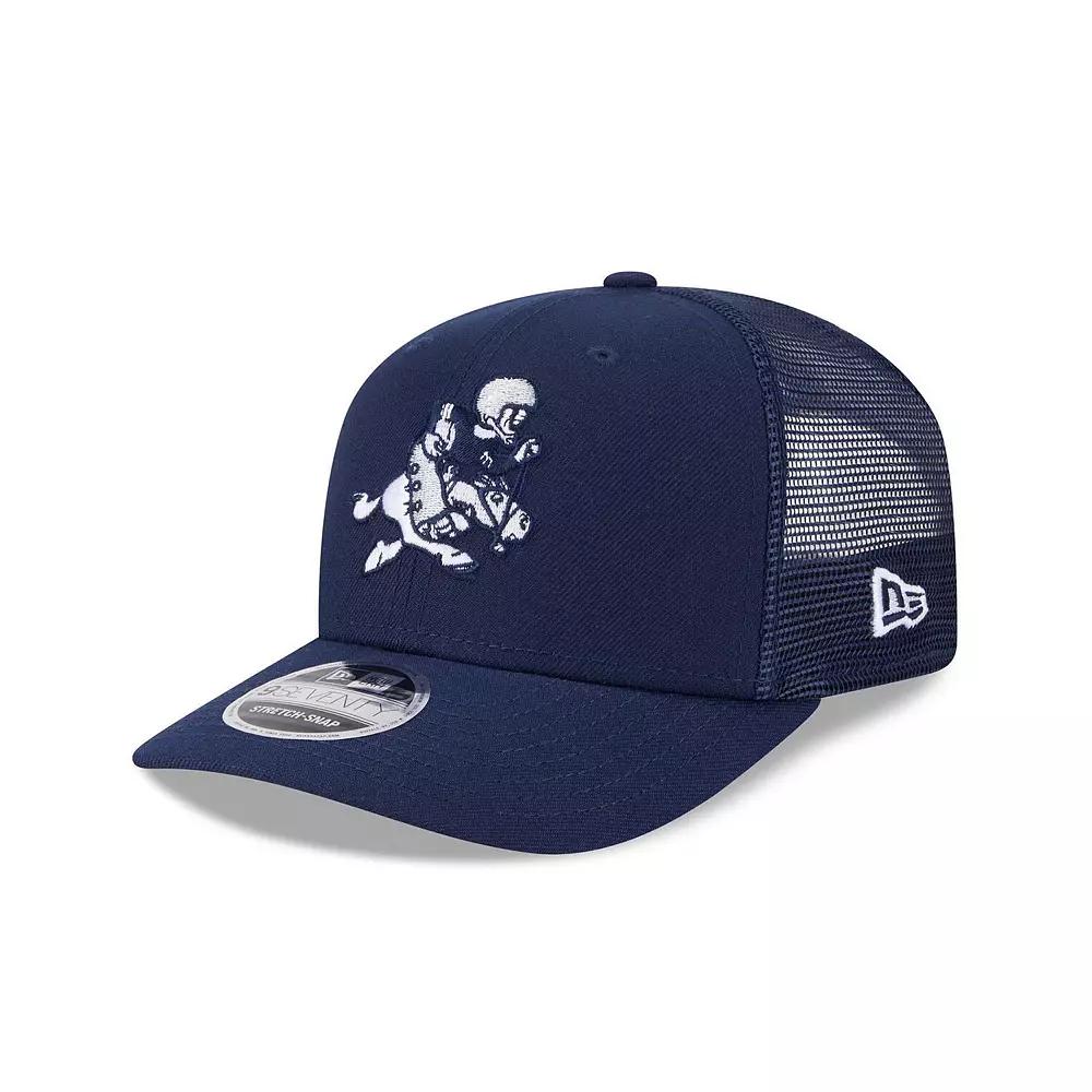 Men's New Era Navy Dallas Cowboys 9SEVENTY Stretch-Snap Trucker Hat, Blue Product Image